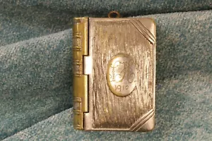 Book Shaped Box. Photo Holder Matchmaker. 1910 Little Box in the Shape - Picture 1 of 10