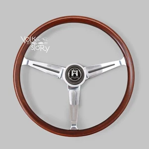 Flat 4 GT wood Steering Wheel 15" Volkswagen VW super beetle 1974-1979 - Picture 1 of 3