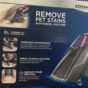 Bissell Pet Stain Eraser Advanced Cordless Spot Carpet Cleaner Vacuum 2054 - Picture 1 of 2