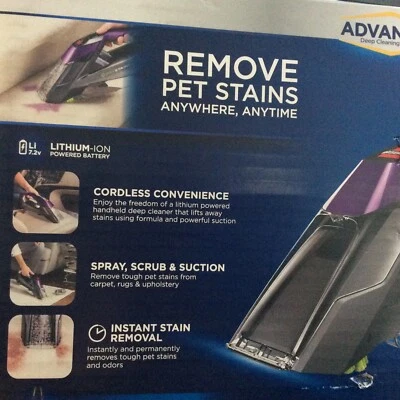 Bissell Pet Stain Eraser Advanced Cordless Spot Carpet Cleaner Vacuum 2054 - Image 1 of 2