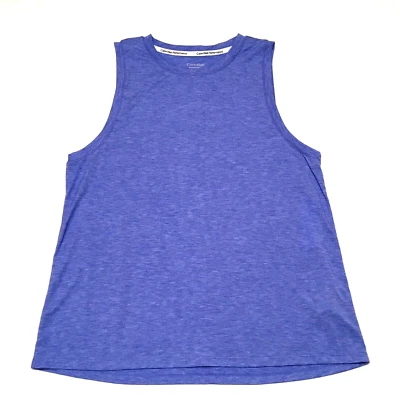 Camiseta sin mangas Calvin Klein Performance para mujer talla XS azul de entrenamiento Foto 1 de 4