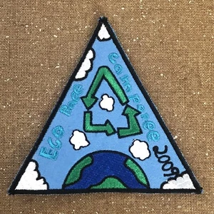 Eco Race Camporee Patch  - 4 inches x 3 1/2 inches   - Picture 1 of 2