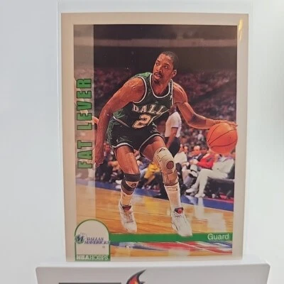1992-93 NBA Hoops - #49 Fat Lever Dallas Mavericks  - Image 1 of 4