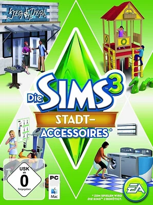Die Sims 3 Stadt-Accessoires (PC Nur EA APP Key Download Code) Keine DVD, No CD - Bild 1 von 4