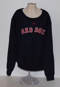 MLB Boston Red Sox Majestic Kids Medium Blue Sweatshirt - Picture 1 of 4