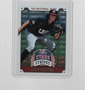 2015 PANINI USA BASEBALL STARS & STRIPES LONGEVITY COLE TUCKER #23 - Picture 1 of 1