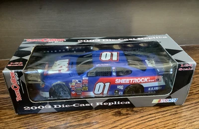 Team Caliber Pit Stop 2003 NASCAR #01 Jerry Nadeau - Sheetrock 700 1:24 Die Cast - Image 1 of 4