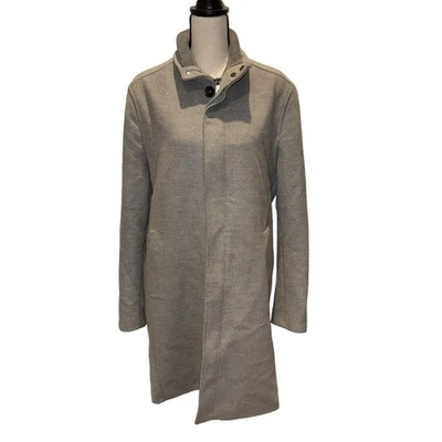 Abrigo largo gris Zara talla L Foto 1 de 4