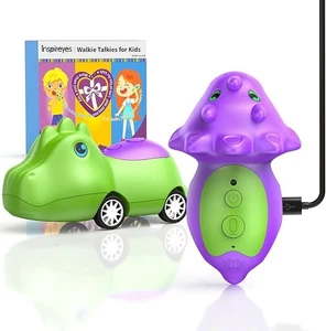 2 PCS Dinosaur Walkie Talkie Kids, Toys, - Outdoor, Camping, Fun UK CutyQ - Picture 1 of 6