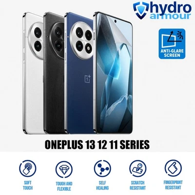 Heavy Duty Matte Anti-Glare Hydrogel Screen Protector | HD for OnePlus 13 12 11  - Image 1 of 4