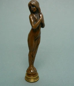 originale WIENER BRONZE PETSCHAFT junge Frau mit langem Haar - Bermann Wien - Bild 1 von 1