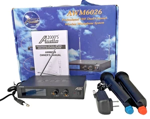 Audio 2000’s AWX6026 Dual Channel Wireless Microphone System 2 Handheld Mics - Picture 1 of 19