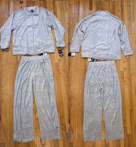 Sudadera de terciopelo gris Adidas vintage para hombre chándal de terciopelo tallas XL - 2XL NUEVO CON ETIQUETAS - Imagen 1 de 17