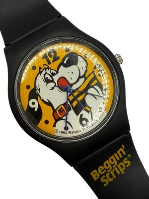 Reloj Publicidad Vintage Años 90 Purina Beggin Tiras Perro Golosinas Batería Nueva  Foto 1 de 4