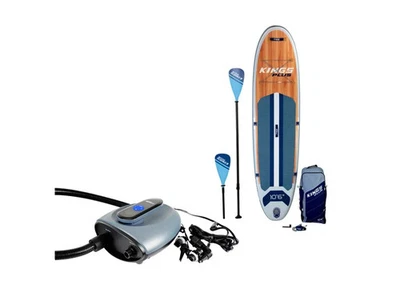 Kings Plus Inflatable Stand Up Paddle Board 10'6" + Kings Plus 12V 20psi PUMP - image 1 of 4