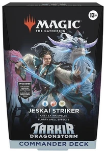 MTG Tarkir Dragonstorm Commander Deck - Jeskai Striker (WUR) Sigillato - Foto 1 di 1