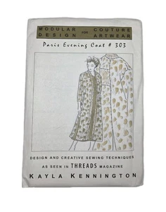 Kayla Kennington Paris Evening Coat Pattern #303 Sz XS S M L XL XXL New - Picture 1 of 3