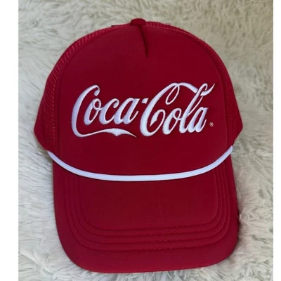  Gorra de camionero Coca-Cola Snapback x Forever 21 gorra de malla roja unisex talla única Foto 1 de 4