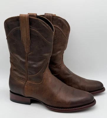 Tecovas The Earl Cowboy Boots Cowboy Western Handmade Boots Genuine Leather Sz 42-43 - Image 1 of 4