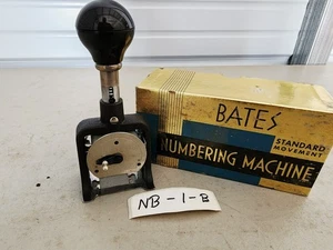 Bates 6-E Nummeriergerät - Bild 1 von 3