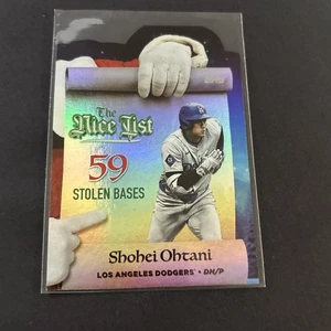 2025 Topps Holiday Shohei Ohtani The Nice List #MNL-2 L.A. Dodgers - Bild 1 von 2