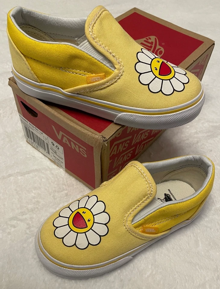 Takashi Murakami X Vans Flor Amarilla Clásica Sin Cordones LX Niño Pequeño 9C VN-02JPH3K Foto 1 de 4