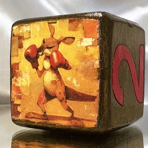 Knockout Känguru - Rolle mit den Stanzen - Backgammon Doppelwürfel 36 mm - Bild 1 von 9