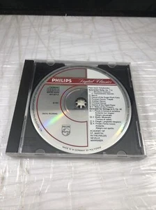 TCHAIKOVSKY Piano Nutcracker Suite Serenade Strings PHILIPS CD SOLID SILVER 1989 - Picture 1 of 4
