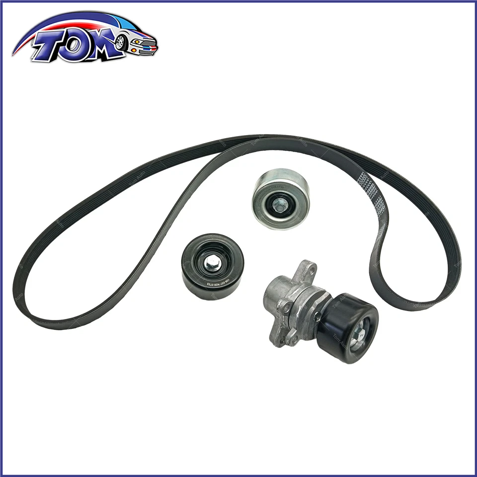 Kit de polea tensora de correa Serpentine para Nissan Máxima Murano Altima V6 Foto 1 de 4