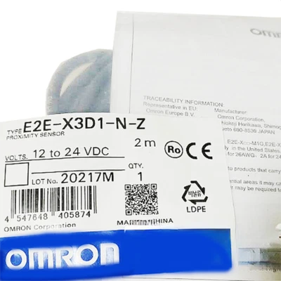 One Omron E2E-X3D1-N-Z Proximity Switch E2E-X3D1-N-Z New Fast Shipping - Image 1 of 3