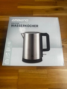 AMBIANO Edelstahl Wasserkocher 1,7 Liter / 2550-3000 Watt / modernes Design - Bild 1 von 24