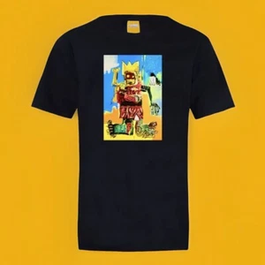 BASQUIAT T SHIRT LARGE NEW 100% COTTON UNISEX - Picture 1 of 2