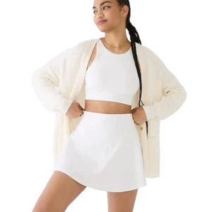 J Crew Sports Skirt Skort Activewear Athleisure Large Tennis Prep Pickle Ball - Picture 1 of 6