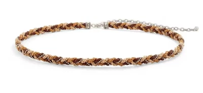 NUEVO CON ETIQUETAS NUEVO CINTURÓN DE CUERDA TRENZADA CHICO'S BRIANNE PRECIO DE VENTA SUGERIDO POR EL FABRICANTE $59 Talla S o M Foto 1 de 4