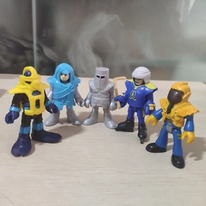 Raro lotto di 5 pz action figure Imaginext Knight Diver giocatore di hockey con cappuccio  - Foto 1 di 4