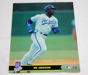 BO JACKSON (ROYALS)  8X10 MLB ACTION PHOTO SERIES #1 SUPER STARS