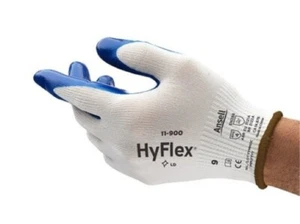 12 Pares Guantes de Trabajo Recubiertos ANSELL HYFLEX 11-900 XL Nitrilo Palma Sumergida Hilo Tejido - Imagen 1 de 1