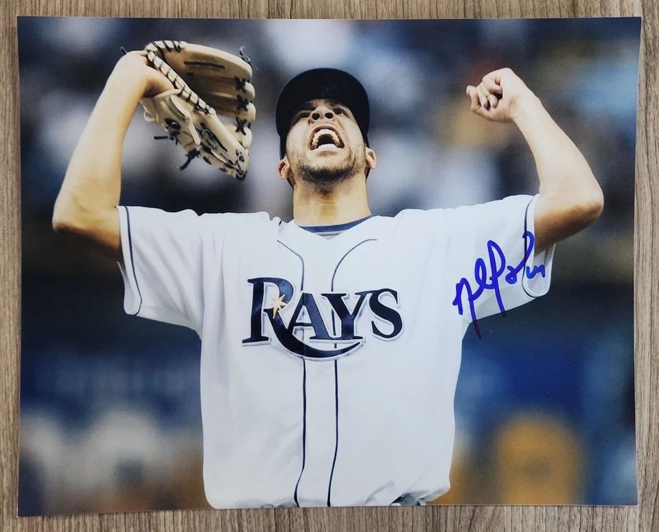 Foto firmada por David Price 8x10 Tampa Bay Rays RAD Foto 1 de 1