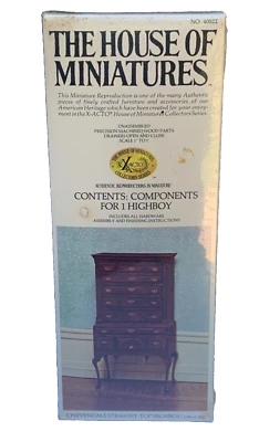 The House Of Miniatures HIGHBOY KIT Vintage Dollhouse Miniature Furniture 40022 - Image 1 of 4