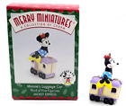 1998 Hallmark Keepsake Ornament Merry Miniatures Minnie's Luggage Car