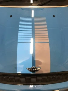 Mini Cooper Bayswater Stripes Front Sticker/Decal Only  - Picture 1 of 2