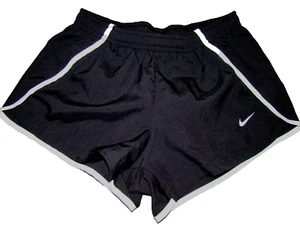 Nike Dri-Fit Girls Size Small Black Lined Running Tempo Shorts - Picture 1 of 5