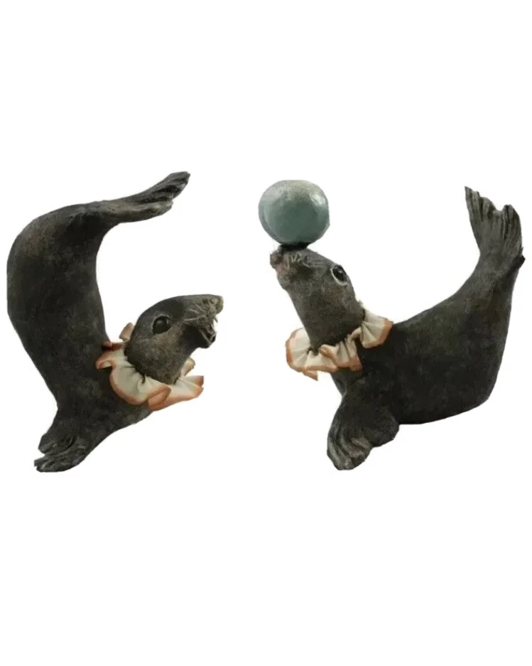 Bethany Lowe Designs Halloween Spooktacular Conjunto de Estatuillas Sello Equilibrio, ¡Nuevo! Foto 1 de 1