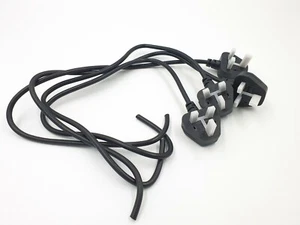 Cavo di Alimentazione 10x0,6 mtr Spina 3 Pin a Taglio Fine - Foto 1 di 7