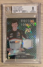 2016 Panini Prizm - Firesuit Fabrics - Eric Jones - 66/99 - Graded Beckett 8