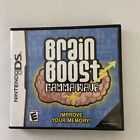 Brain Boost Nintendo Ds  Gamma Wave Game Case Intructions And Cartridge