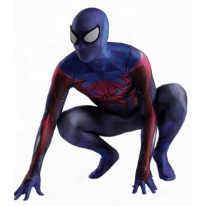 PS4 2099 Spider-Man Overall Spiderman Cosplay Zentai Kostüm Anzug Halloween UK - Bild 1 von 6