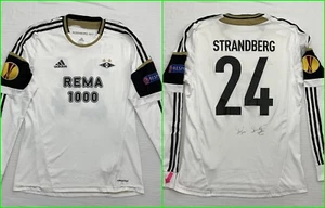 Adidas STRANDBERG #24 Rosenborg BK 2012/13 MATCH WORN Football SIGNED Shirt Sz M - Picture 1 of 24
