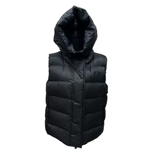 Nike Womens Down Hoodie Warm Vest 809549 010 Black Size Extra Large XL - Picture 1 of 13