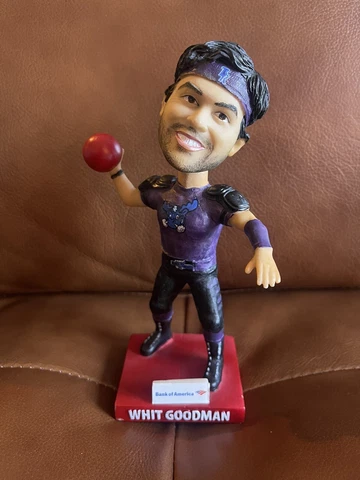 WILMINGTON BLUE ROCKS WHITE GOODMAN DODGEBALL BOBBLEHEAD Ben Stiller SGA Cover